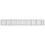 Voir la diapositive 3 : VIDAXL Panier gabion avec couvercle 850x100x100 cm fer galvanise