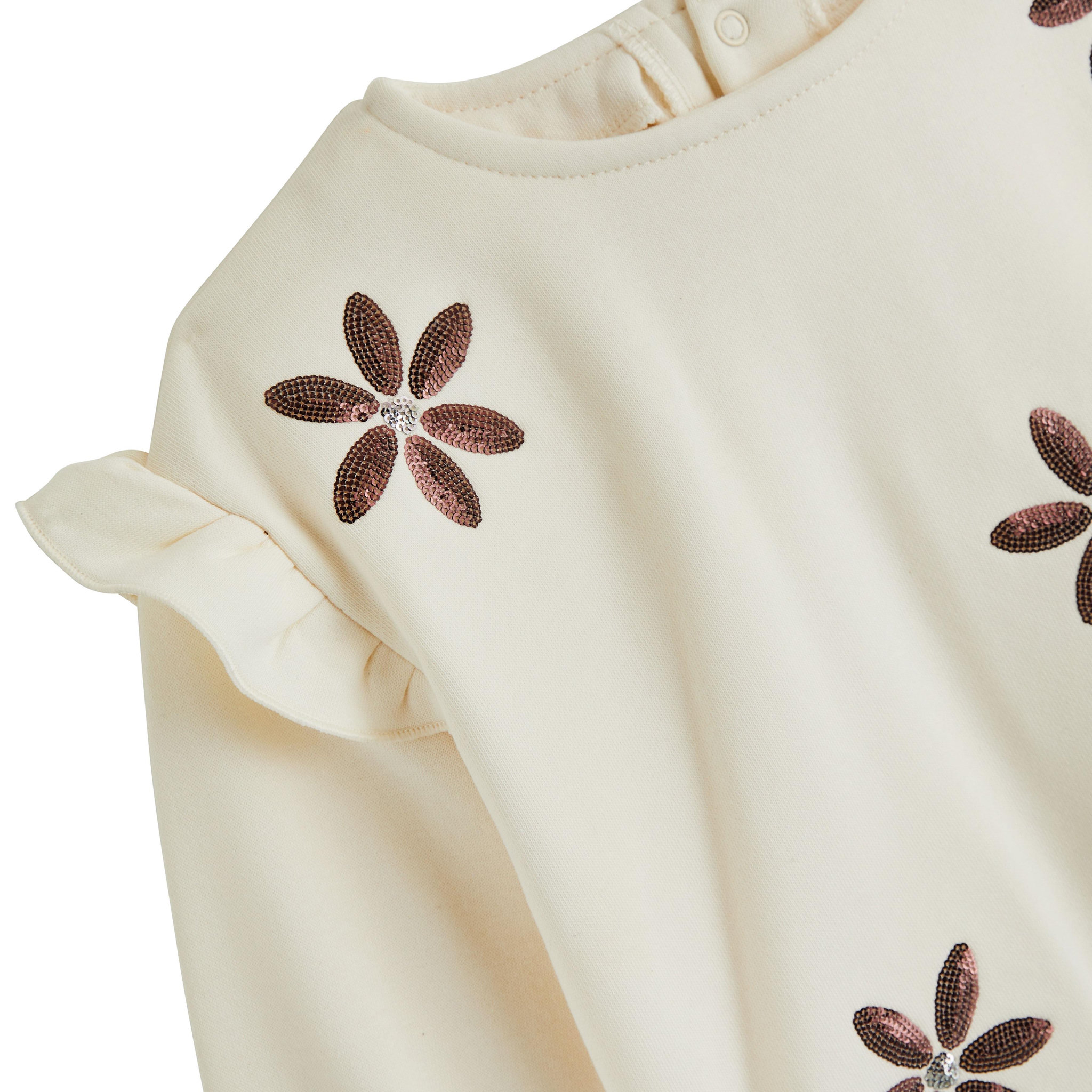 Voir la diapositive 2 : PETIT BEGUIN Ensemble bébé sweat en molleton et legging Misti
