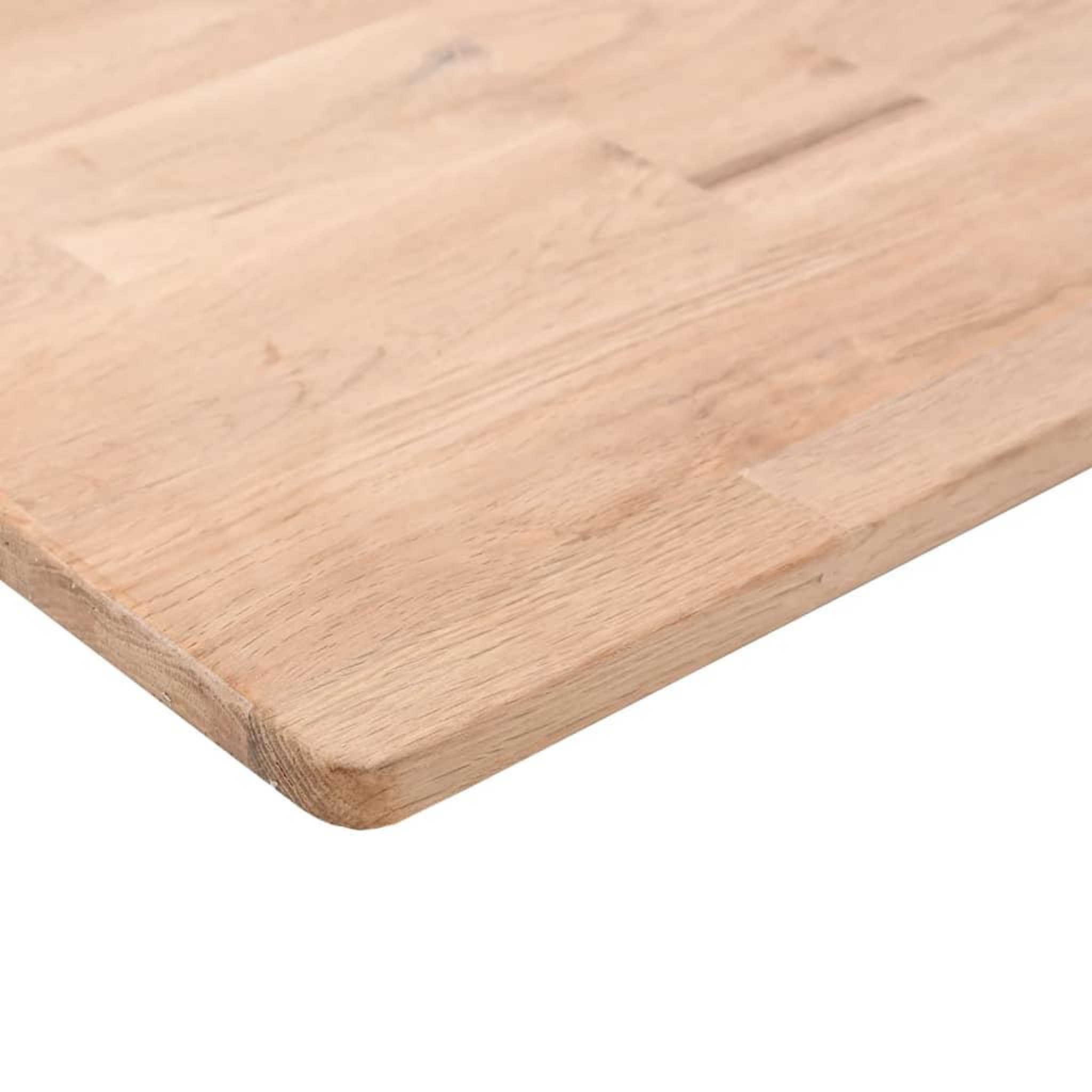 Voir la diapositive 3 : VIDAXL Panneau d'etagere 40x20x1,5 cm Bois de chene massif non traite