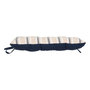 Voir la diapositive 2 : ATMOSPHERA Galette de Chaise à Rayures  Groove  38x38cm Bleu Marine