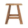 Voir la diapositive 5 : Rendez vous déco Tabouret en bois de teck recyclé H45 cm-Bob