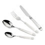 Voir la diapositive 1 : SECRET DE GOURMET Ménagère 24 Pièces en Inox  Sacha  24cm Argent