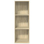 Voir la diapositive 4 : VIDAXL Bibliotheque chene sonoma 40x30x114 cm bois d'ingenierie