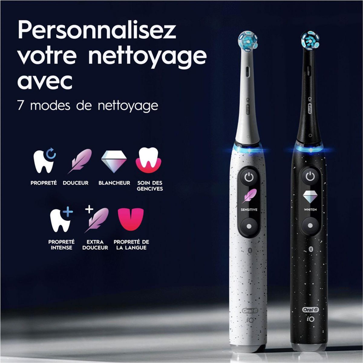 ORAL B Brosse à dents électrique IO 10 Blanche edition cadeau