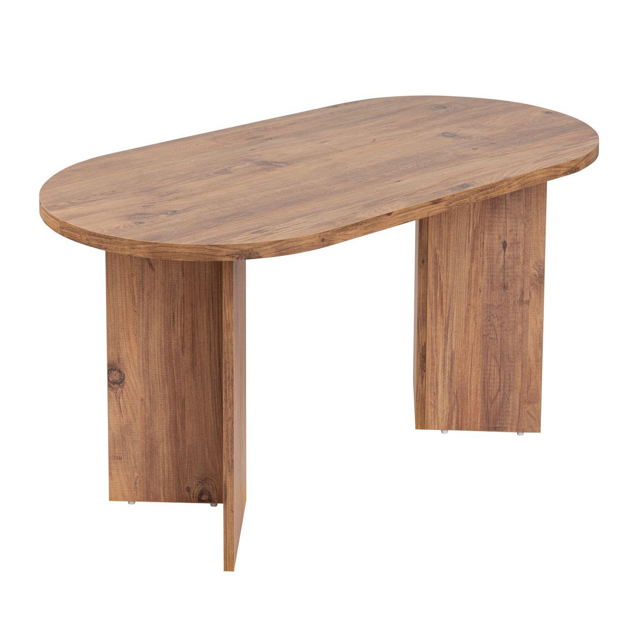 Habitat et Jardin Table basse en bois  sable  - 60 x 119 x 40 cm - pin atlantique