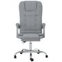 Voir la diapositive 3 : VIDAXL Fauteuil de massage inclinable de bureau Gris clair Tissu