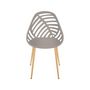 Voir la diapositive 3 : The Home Deco Factory Lot de 4 chaises ajourées ALAMEDA