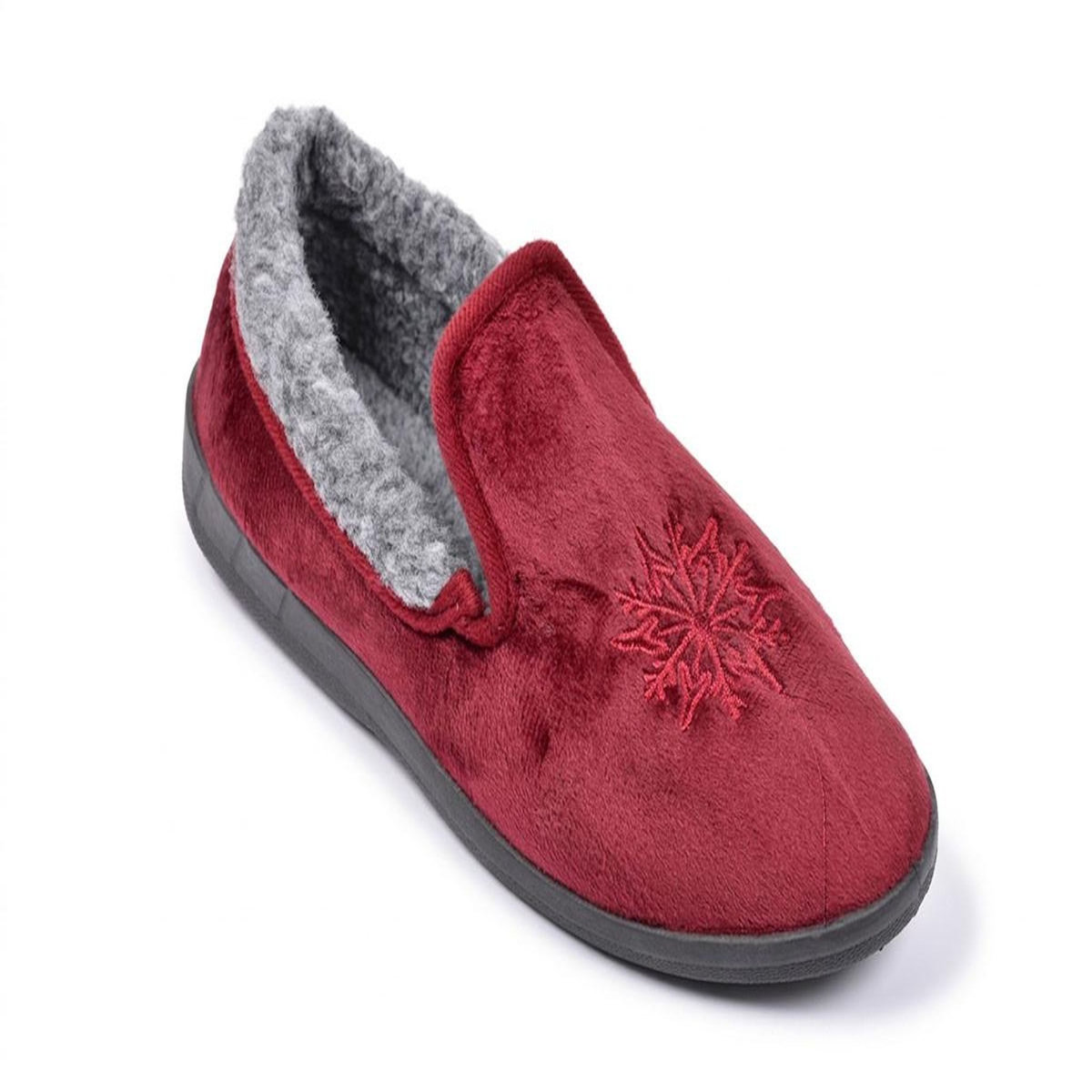 OZABI OZABI Pantoufles Femme Velours Charentaises Chaudes Antidérapantes