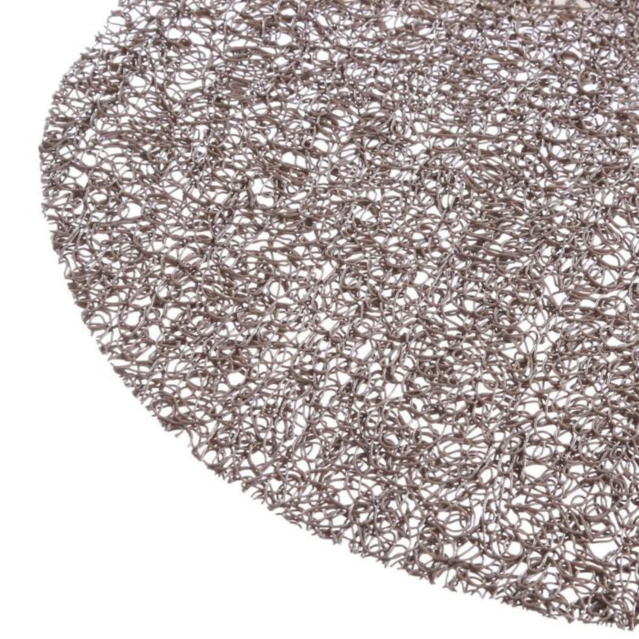 Voir la diapositive 2 : SECRET DE GOURMET Set de Table Ovale  Spaghetti  29x44cm Taupe