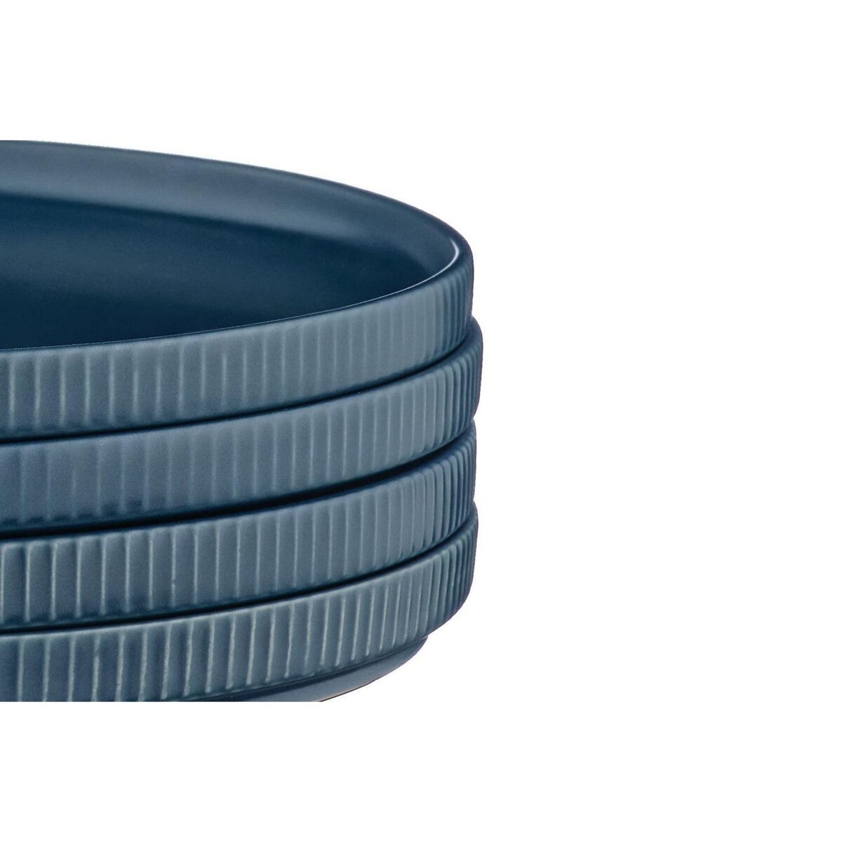 BJORN Assiette SCANDI Ø21,5cm - 4 pièces - Marine