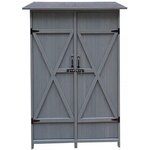 Habitat et Jardin Armoire de jardin  Espacio  - 140 x 49 x 162 cm - Anthracite