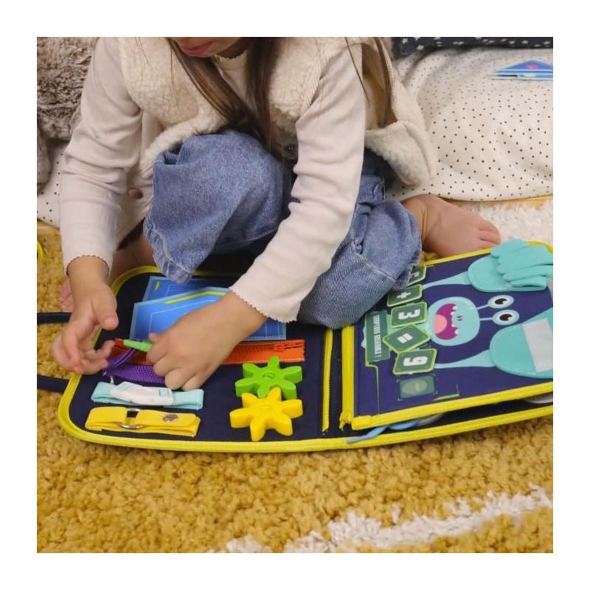 MGM Pochette d'Activitées Espace - Montessori - JADE - Jeu Educatif - Voyage - Sensoriel - Jeu Pour Enfant - Design Français