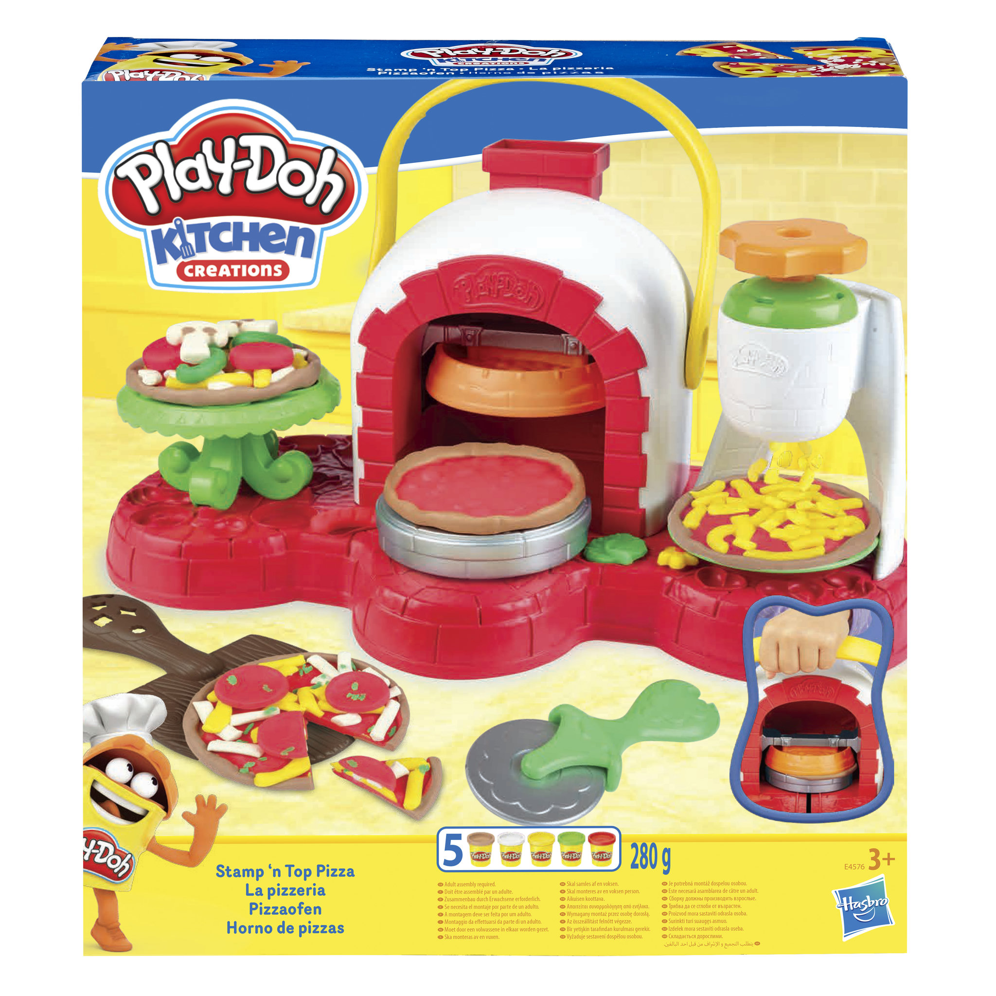 Voir la diapositive 1 : HASBRO Play-Doh Kitchen Creations - La pizzeria Pâte à modeler 