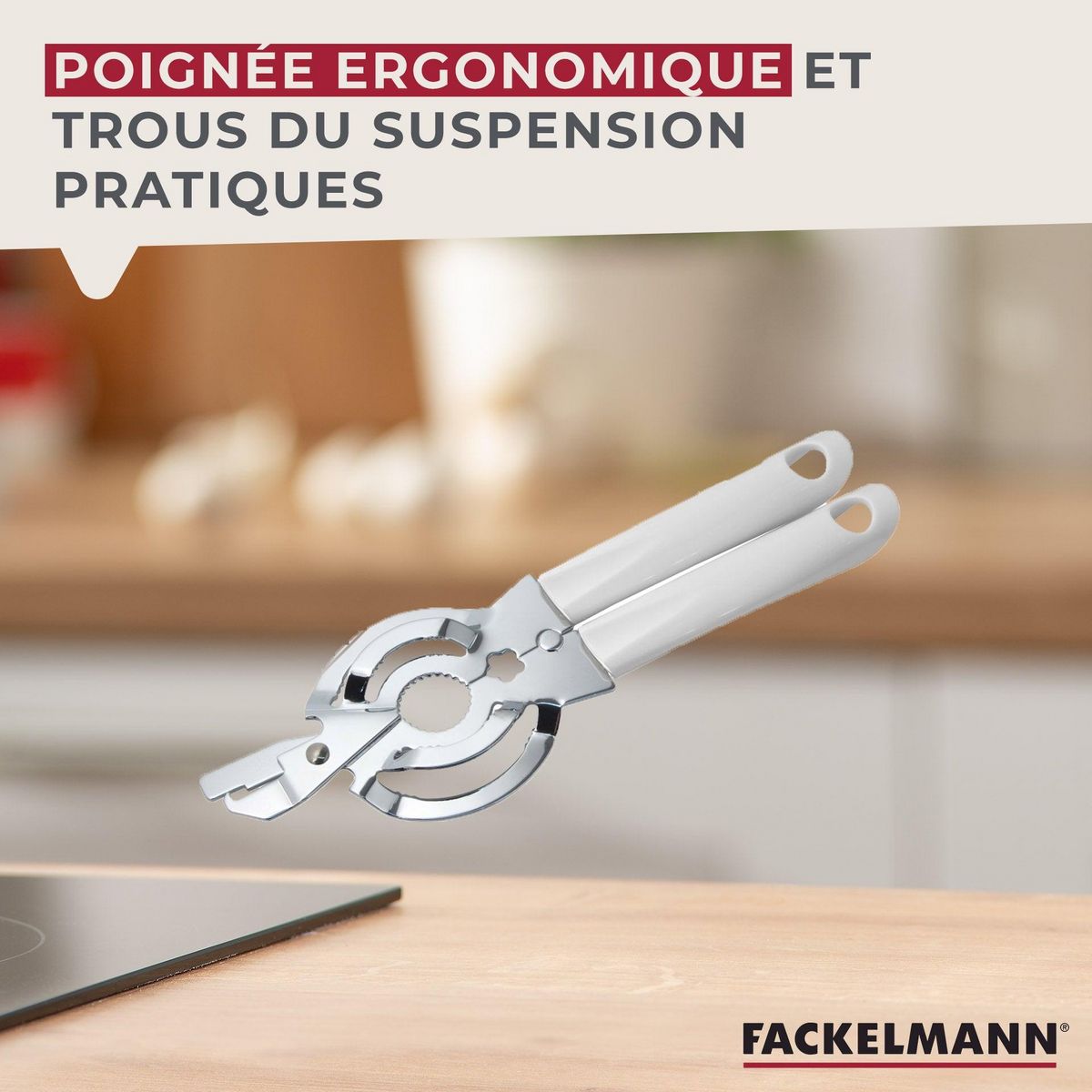 Fackelmann Ouvre bocal manuel multifonction 27 cm Fackelmann Arcadalina