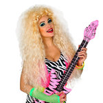 WIDMANN Perruque frisée surdimensionnée blonde - Femme