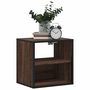 Voir la diapositive 4 : VIDAXL Tables de chevet murales 2 pcs chene marron 40x31x39,5 cm