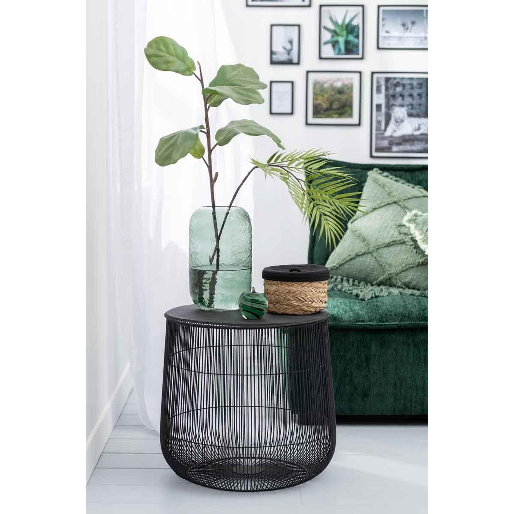 Voir la diapositive 2 : J-LINE Presse-papier déco  pomme  9cm vert