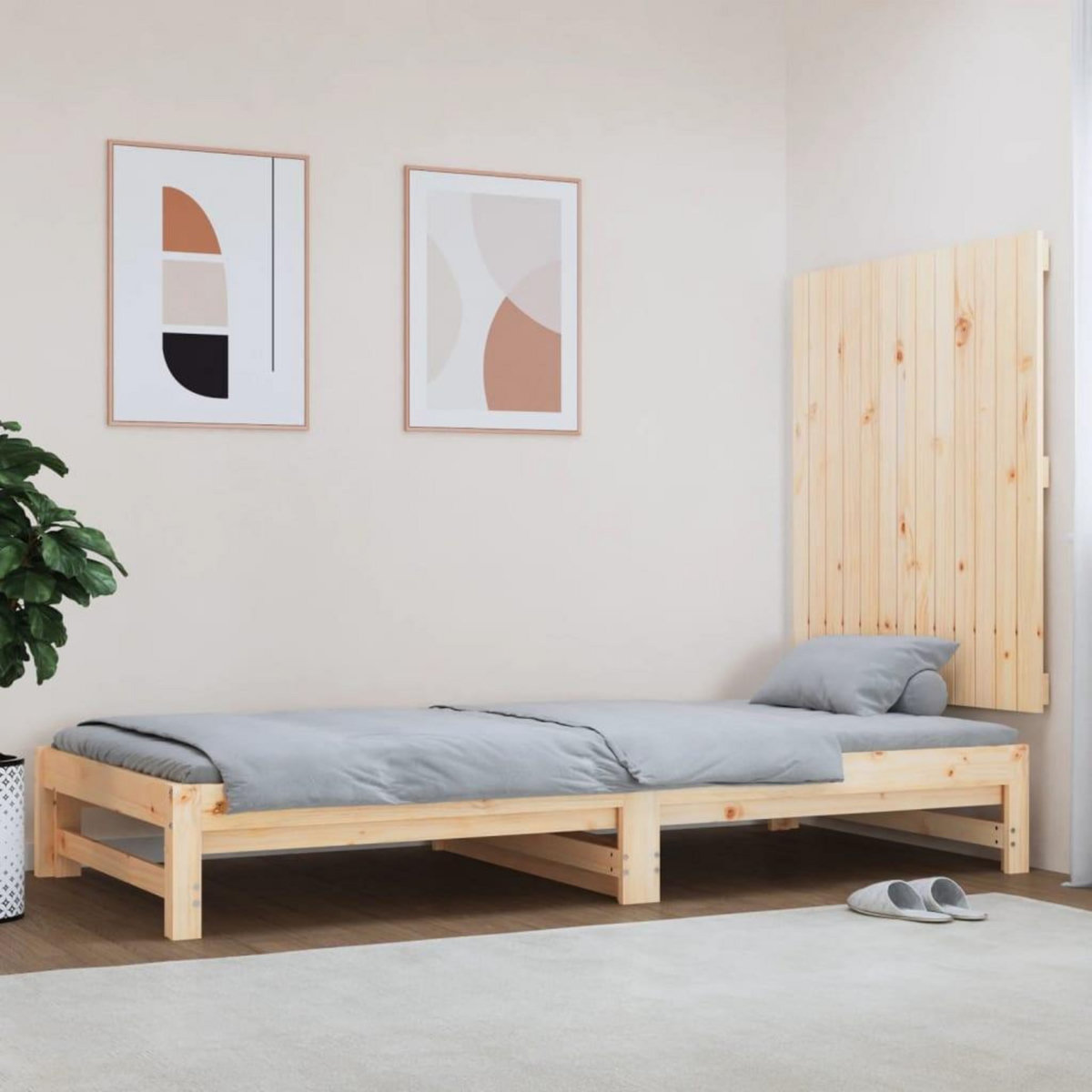 VIDAXL Tete de lit murale 82,5x3x90 cm Bois massif de pin