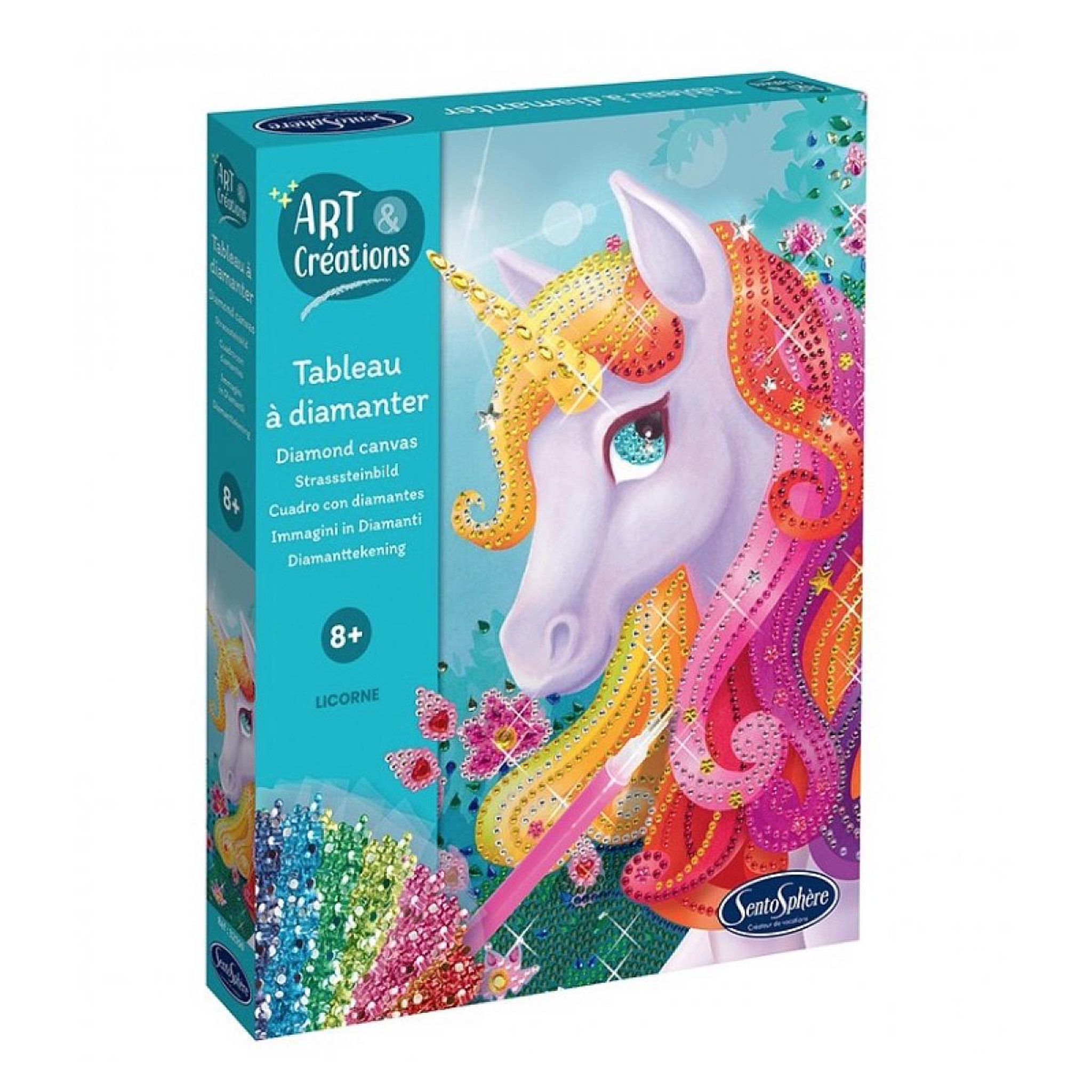 Sentosphere Tableau a diamanter - Licorne