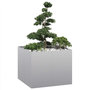 Voir la diapositive 1 : VIDAXL Jardiniere 100x100x80 cm acier galvanise