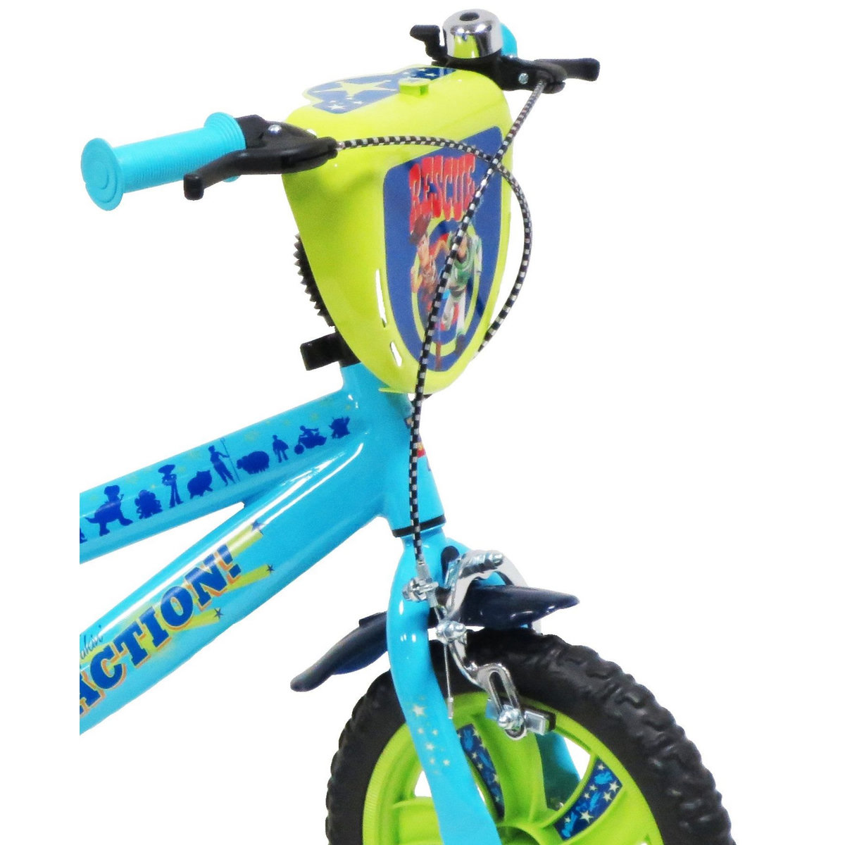 Disney Toy Story Vélo 16  Garçon Licence  Toys Story  pour enfant de 4 à 6 ans avec stabilisateurs à molettes