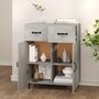 Voir la diapositive 3 : VIDAXL Buffet gris beton 69,5x34x90 cm bois d'ingenierie