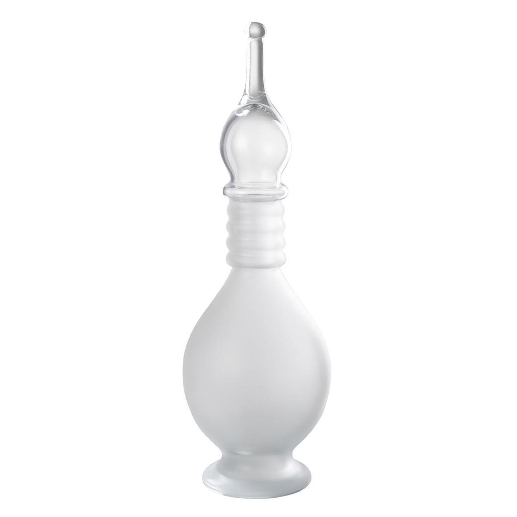 J-LINE Vase bouchon fiole en verre  jo  40cm transparent