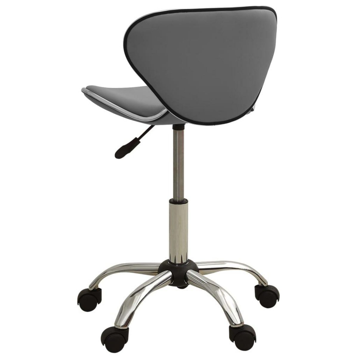 VIDAXL Chaise de bureau Gris Similicuir
