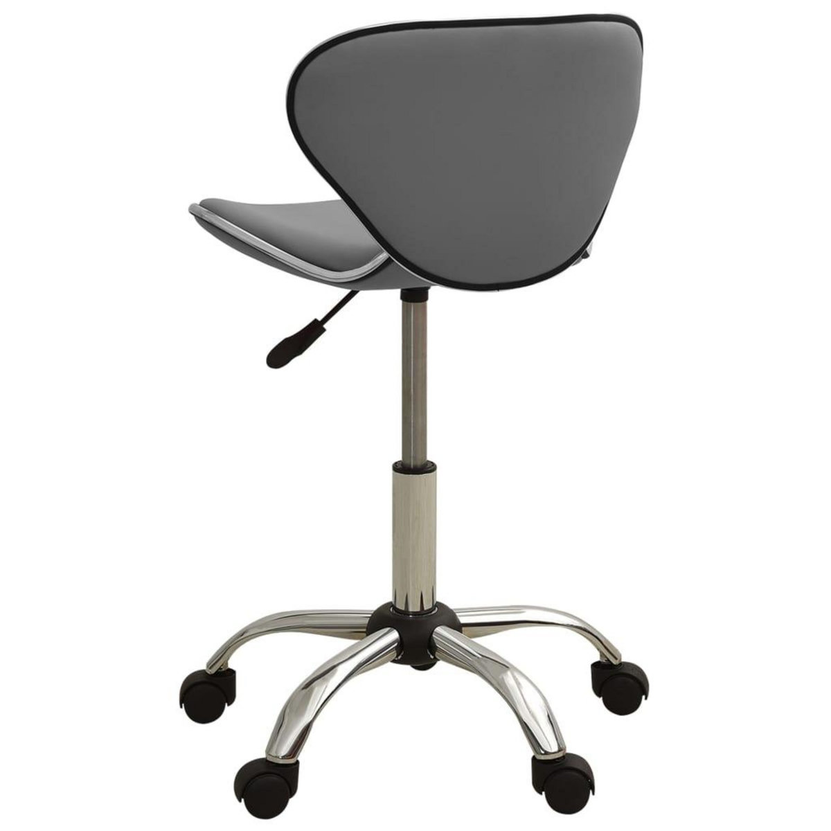 VIDAXL Chaise de bureau Gris Similicuir