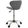 Voir la diapositive 4 : VIDAXL Chaise de bureau Gris Similicuir