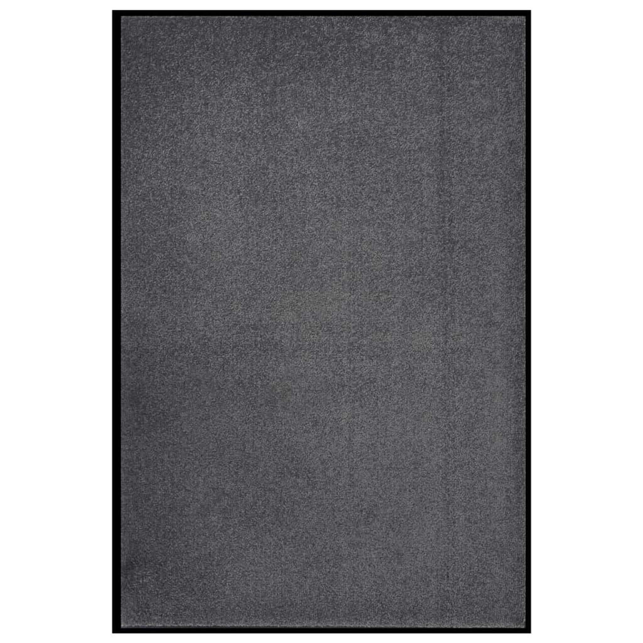 VIDAXL Paillasson Anthracite 80x120 cm