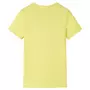 VIDAXL T-shirt pour enfants jaune 140