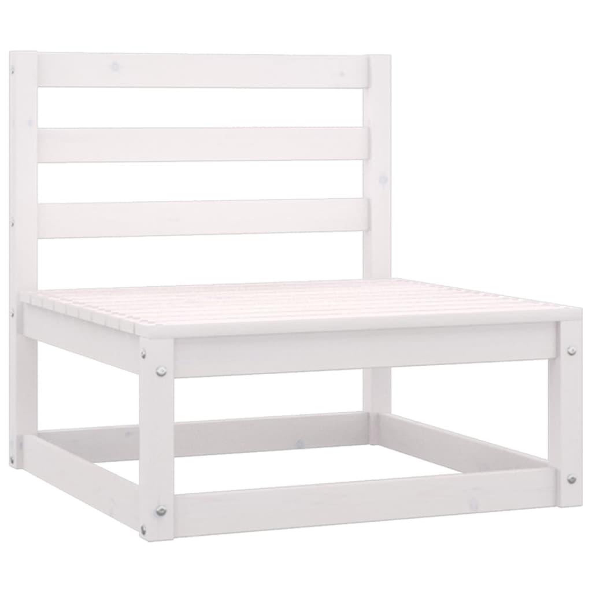 Voir la diapositive 5 : VIDAXL Salon de jardin 7 pcs avec coussins Bois de pin massif