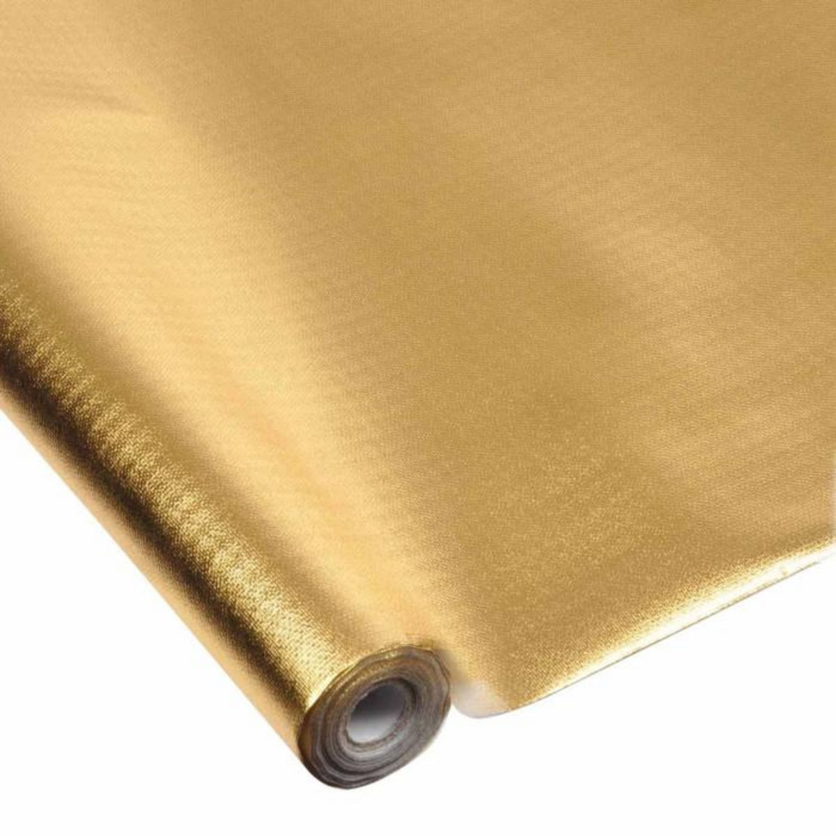 Paris Prix Nappe Plastique  Imperméable  1,20x5m Or