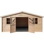 Voir la diapositive 3 : Habitat et Jardin Abri de jardin bois  Alex  - 20.20 m² - 4.80 x 4.00 x 2.39 m - 28 mm