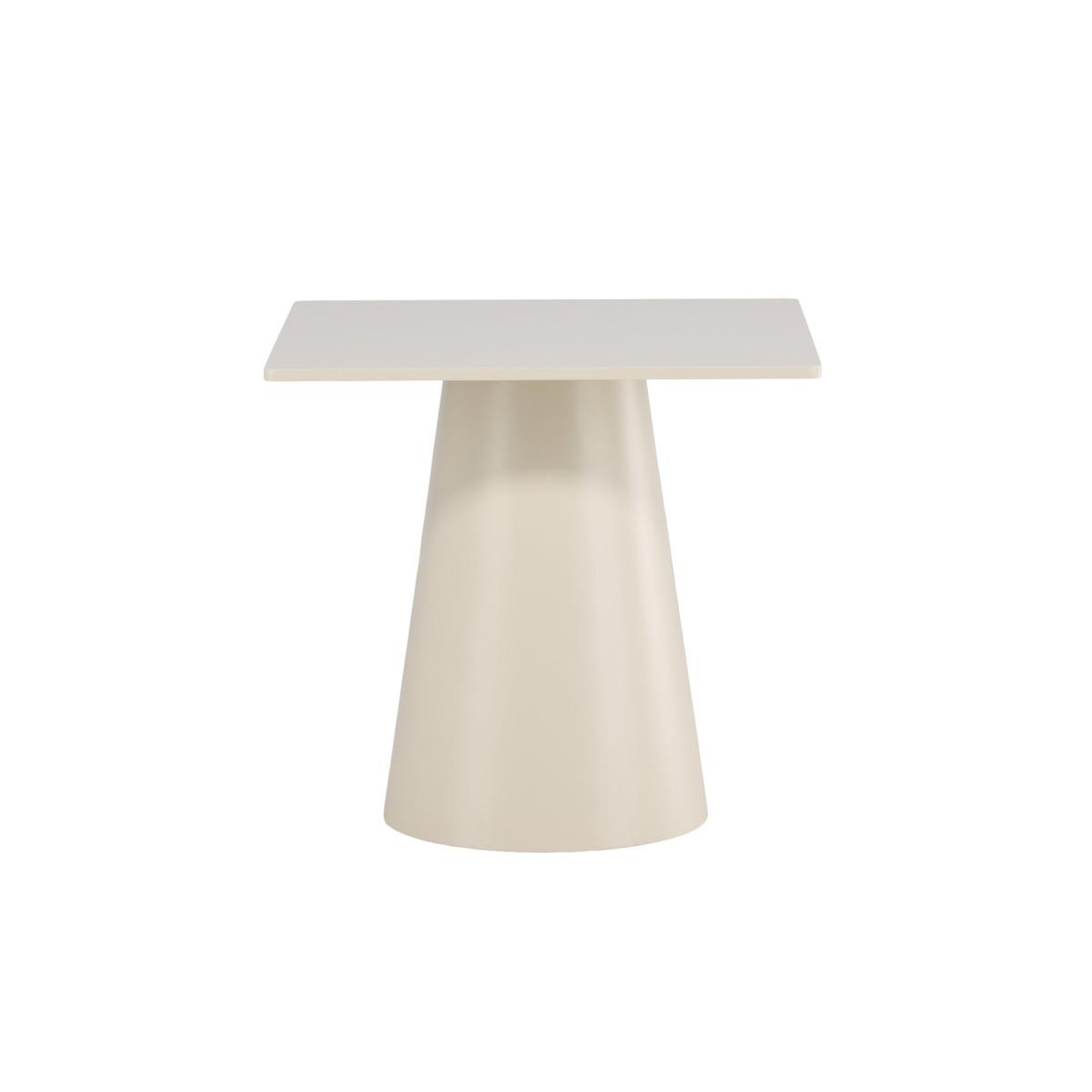 Voir la diapositive 2 : Paris Prix Table à manger design  lanzi  80cm beige
