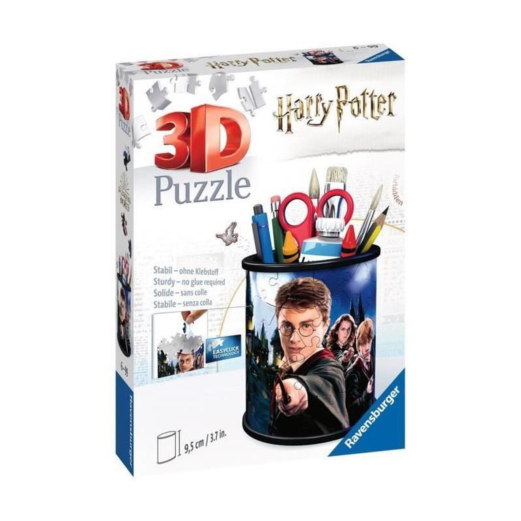 Voir la diapositive 2 : RAVENSBURGER Puzzle 3D Pot à crayons Harry Potter – Accessoire bureau – Ravensburger