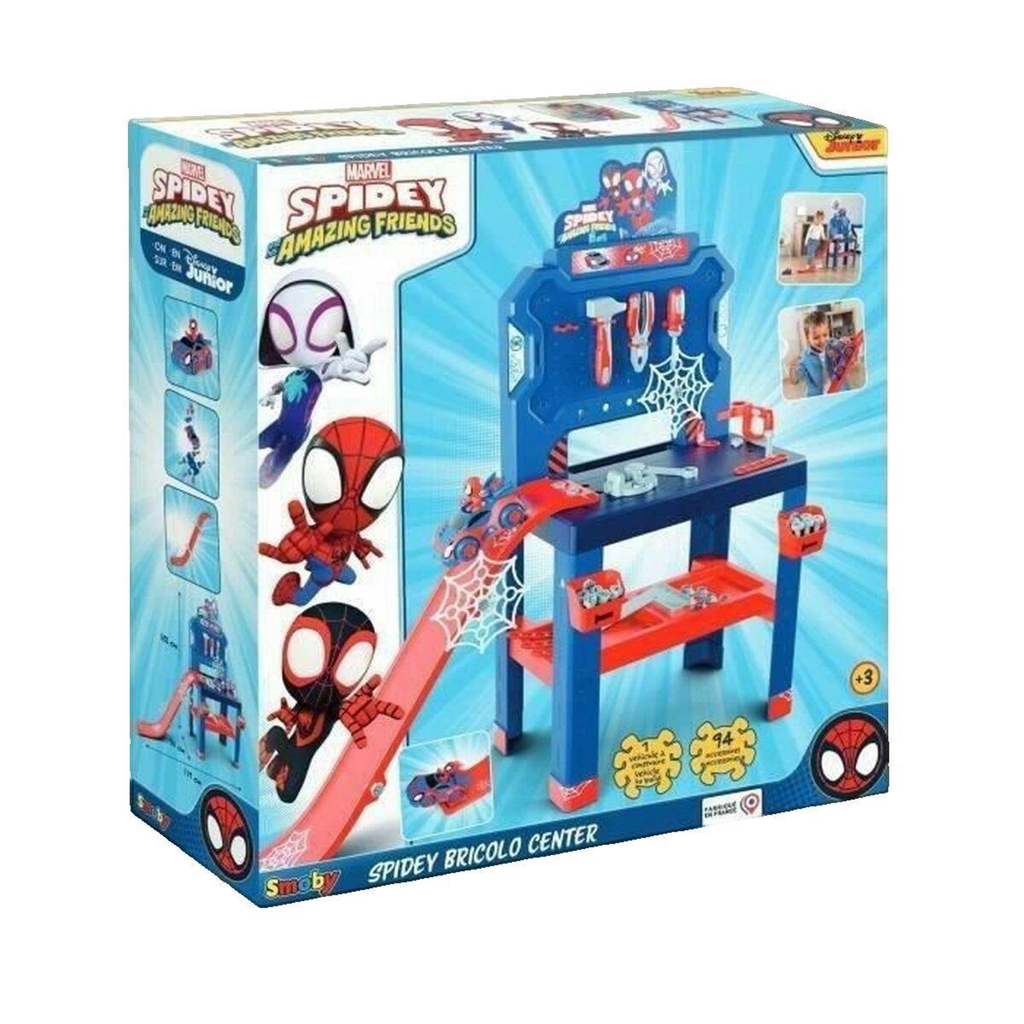 Voir la diapositive 2 : SMOBY Kit de Nettoyage et de Rangement Smoby bleu