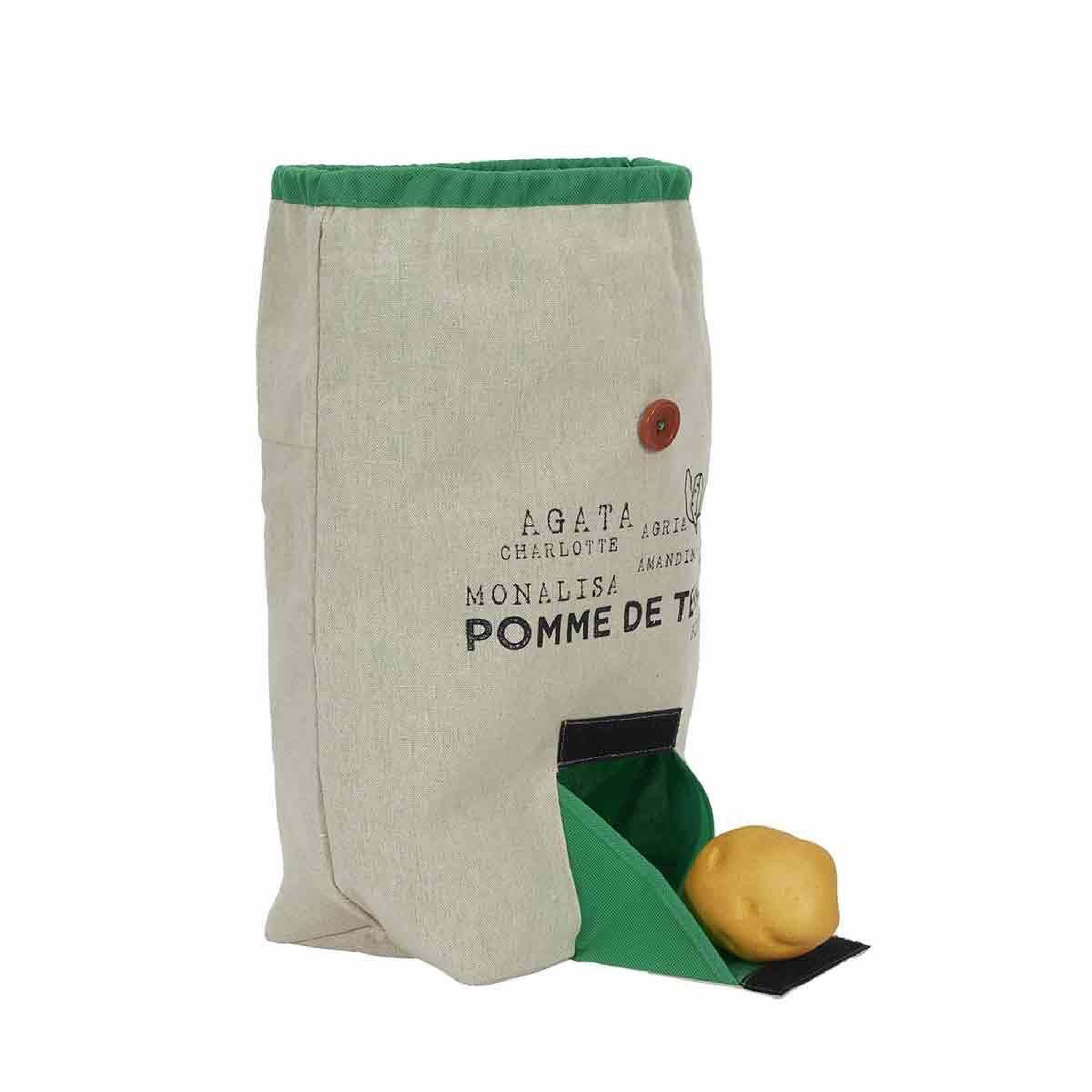 Voir la diapositive 4 : COOK CONCEPT Sac distributeur  pomme de terre  42cm beige
