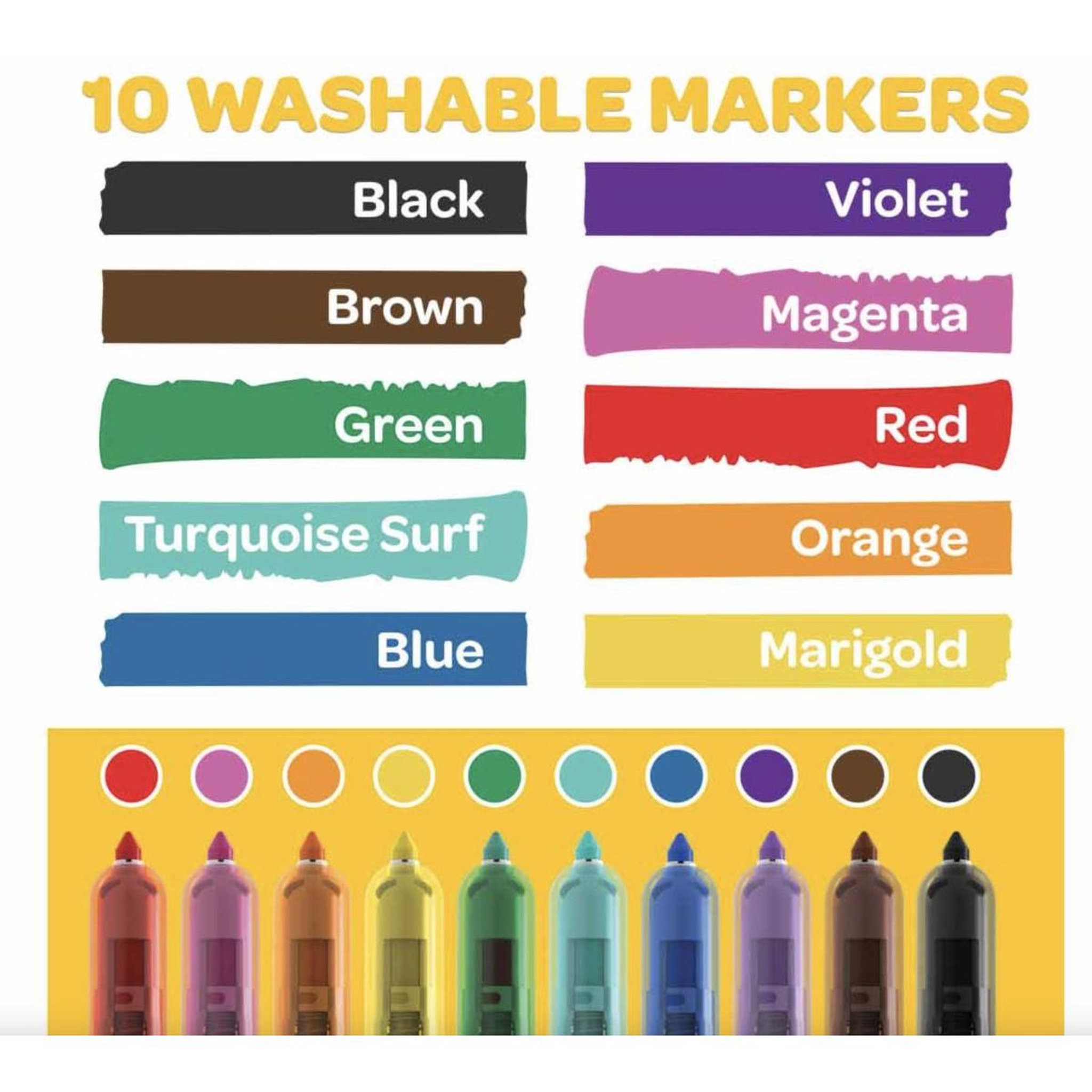 Voir la diapositive 2 : Crayola Marqueurs Clicks retractables 10 pcs