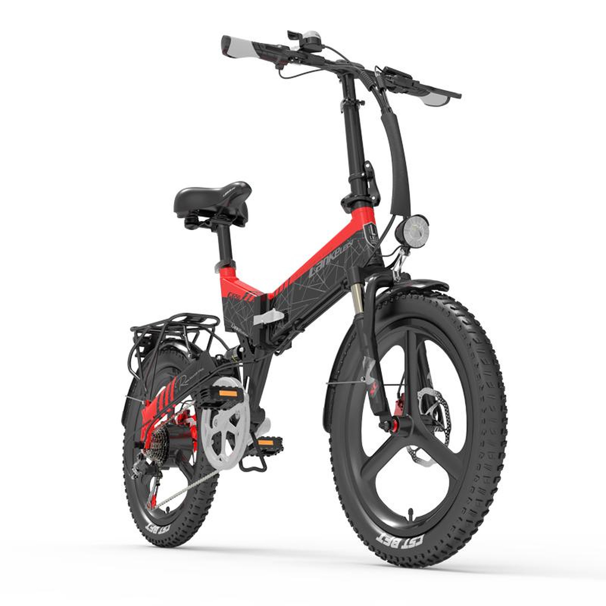 Voir la diapositive 2 : LANKELEISI Vélo électrique pliant de ville Lankeleisi G650
