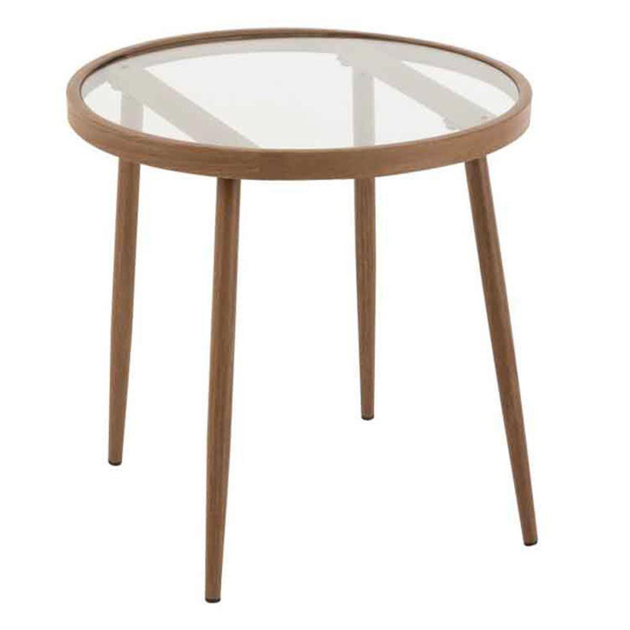 Voir la diapositive 1 : J-LINE Table Gigogne Design  Fuolas  50cm Marron