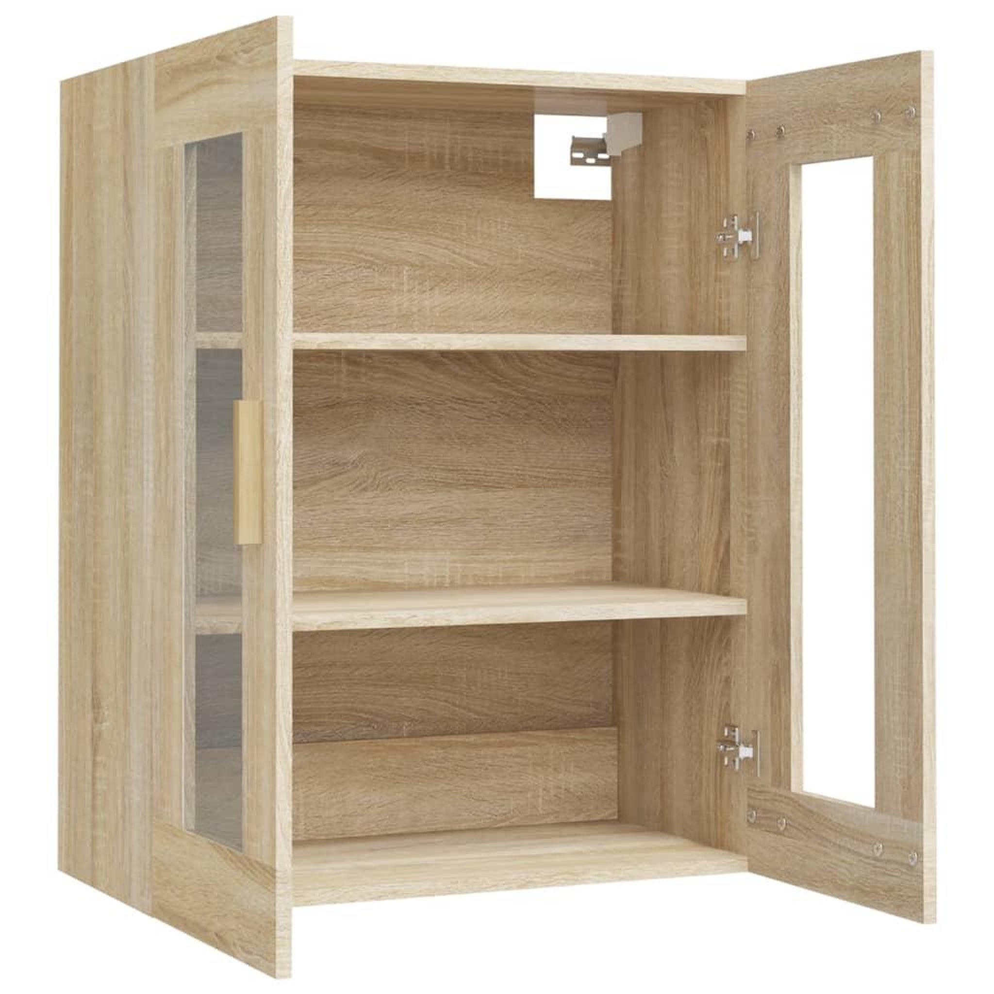Voir la diapositive 5 : VIDAXL Armoire murale suspendue Chene sonoma 69,5x34x90 cm