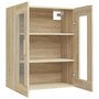 Voir la diapositive 5 : VIDAXL Armoire murale suspendue Chene sonoma 69,5x34x90 cm
