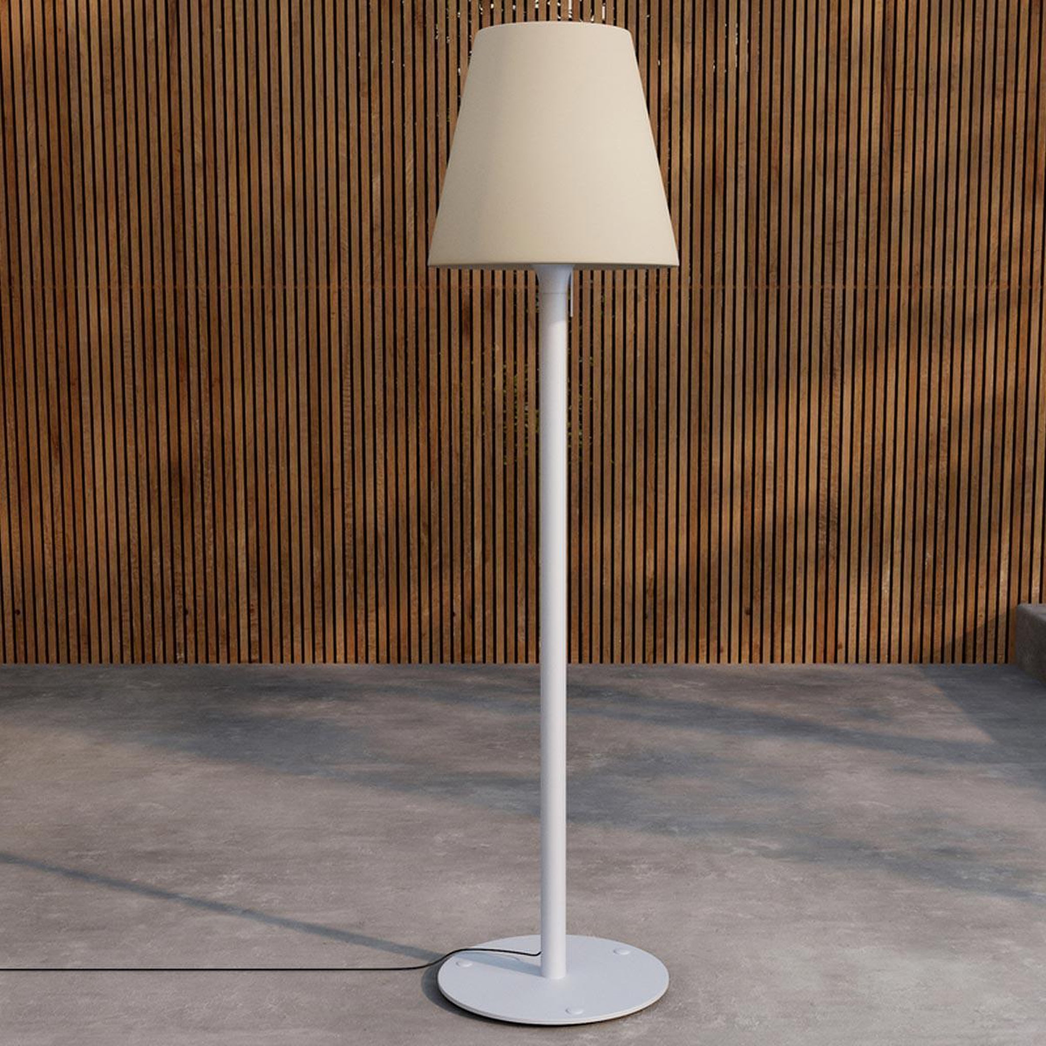 Voir la diapositive 2 : Paris Prix Lampadaire d'extérieur  moris  187cm bleu & beige