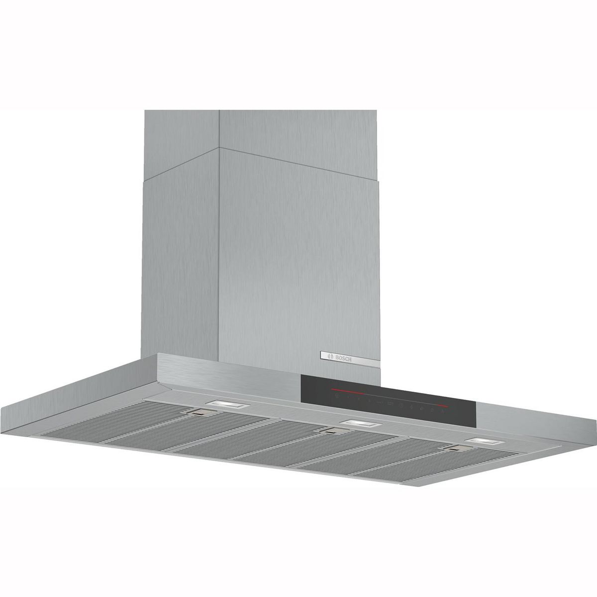 BOSCH Hotte décorative murale 90cm 55db 843m3/h inox - dwb98jq50
