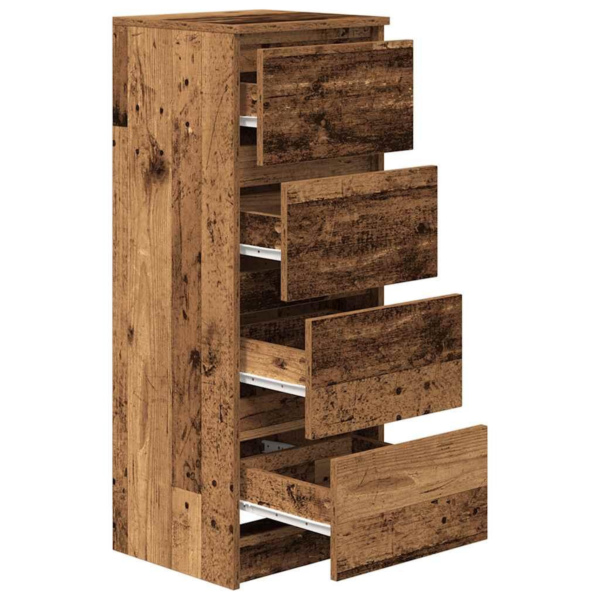 Voir la diapositive 5 : VIDAXL Buffet vieux bois 37,5x35x99 cm bois d'ingenierie