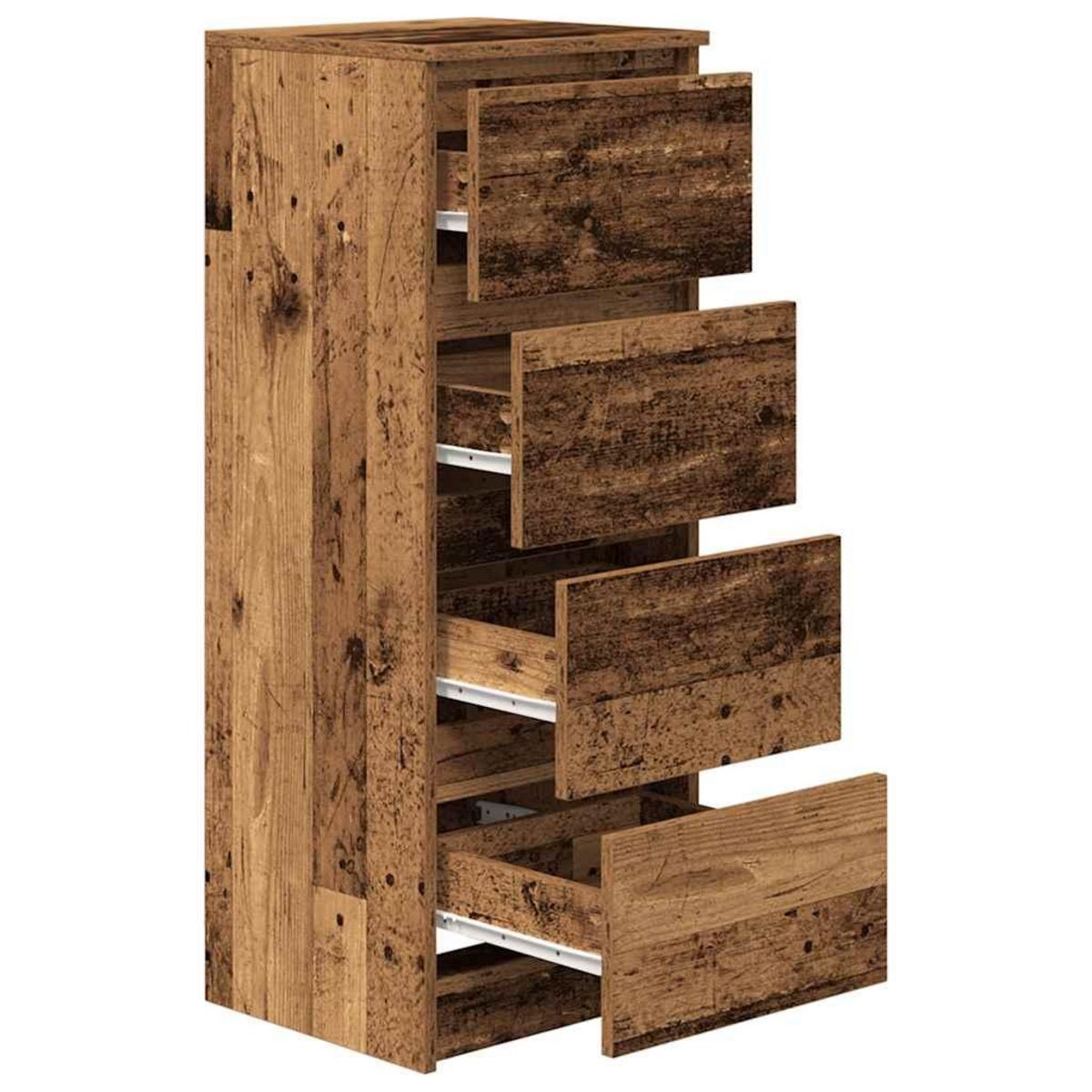 VIDAXL Buffet vieux bois 37,5x35x99 cm bois d'ingenierie