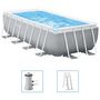 Voir la diapositive 2 : INTEX Intex Ensemble de piscine Prism Frame Rectangulaire 400x200x122 cm