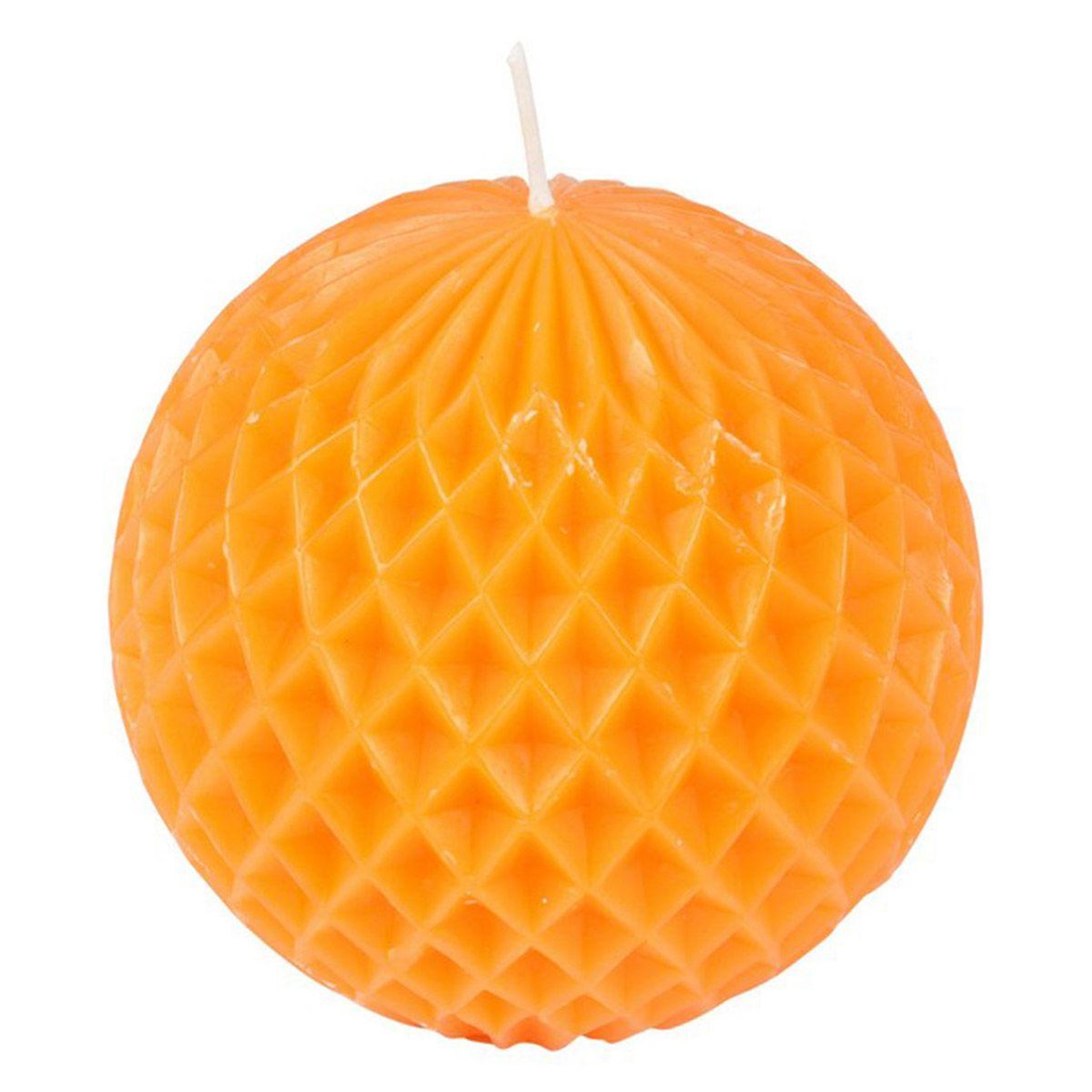 HOMEA Bougie déco  tropical fresh  9cm orange